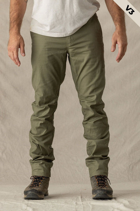 Livsn Mens Flex Canvas Pant V6 Olive