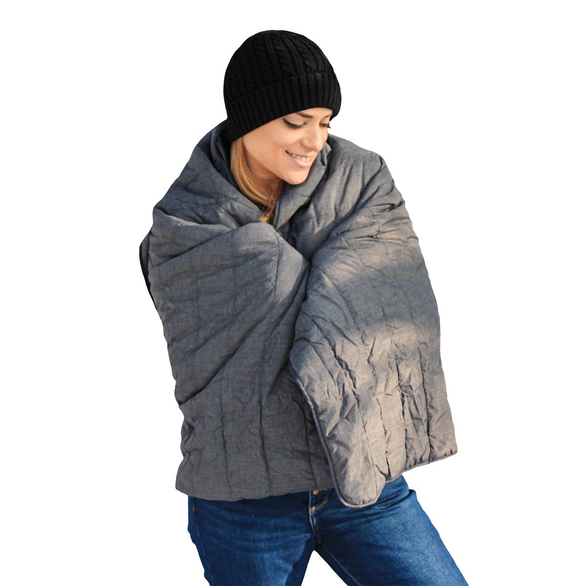 Action Heat 7v Heated Throw Blanket Grey