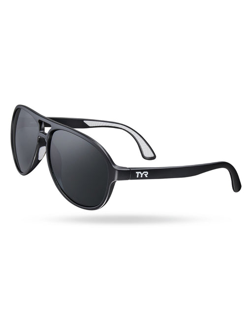 Tyr Goldenwest Xl Aviator Hts Polarized Sunglasses Smk/black