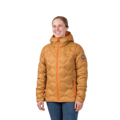 Big Agnes Women's Luna Jacket - Brown Sugar/Nasturtium Brown Sugar/Nasturtium