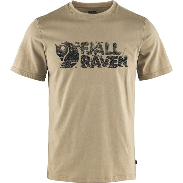 Fjallraven Men's Lush Logo T-Shirt - Fossil Fossil