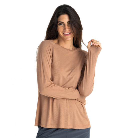Free Fly Apparel Women's Bamboo Lightweight Long-Sleeve II - Canyon Clay Canyon Clay