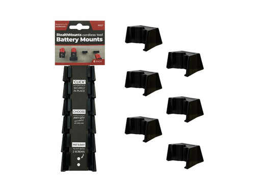 StealthMounts M12 Battery Mounts Black