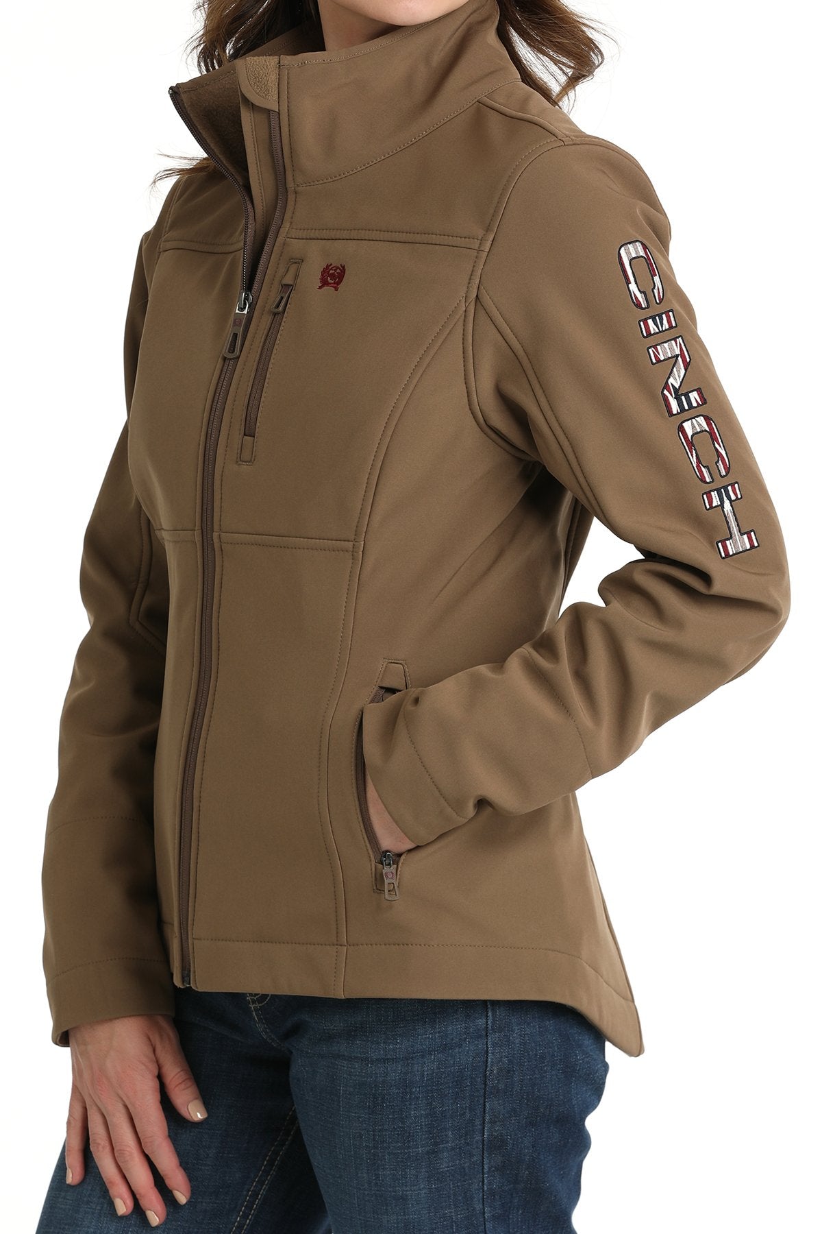 Cinch Women's Concealed Carry Bonded Jacket - Brown - (MAJ9866030) Brown