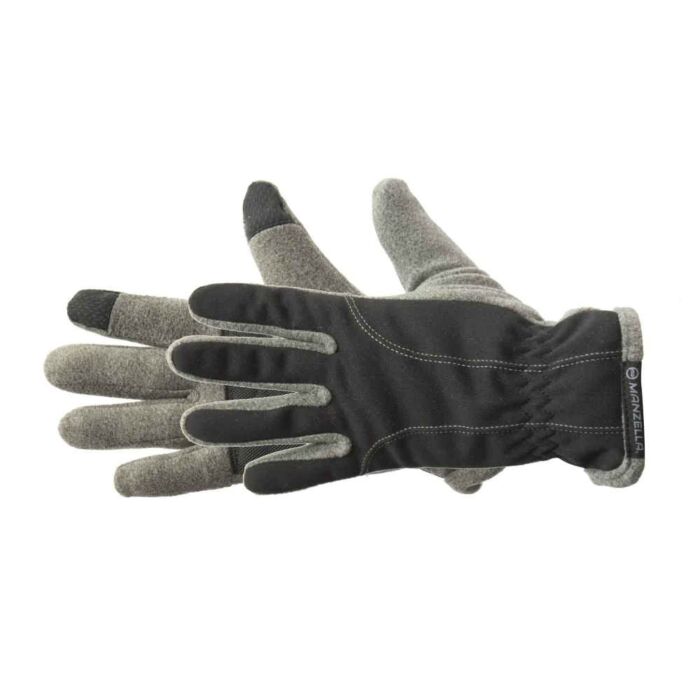 Manzella Women's Equinox 2.0 Ultra Touch Tip Glove - Black/Oxford Heather Black/Oxford Heather