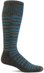 Sockwell Men's Geo Sock - Charcoal Charcoal