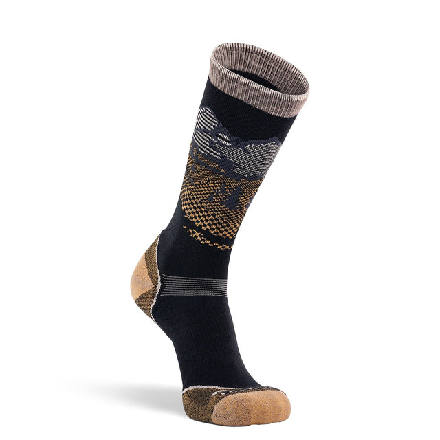 Fox River Men's Matterhorn Lightweight Crew Sock - Black Black