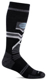 Sockwell Men's Snow Peak Moderate Graduated Compression Sock - Black Black