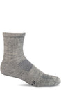 Sockwell Men's Walk About Crew Sock - Light Grey Light Grey