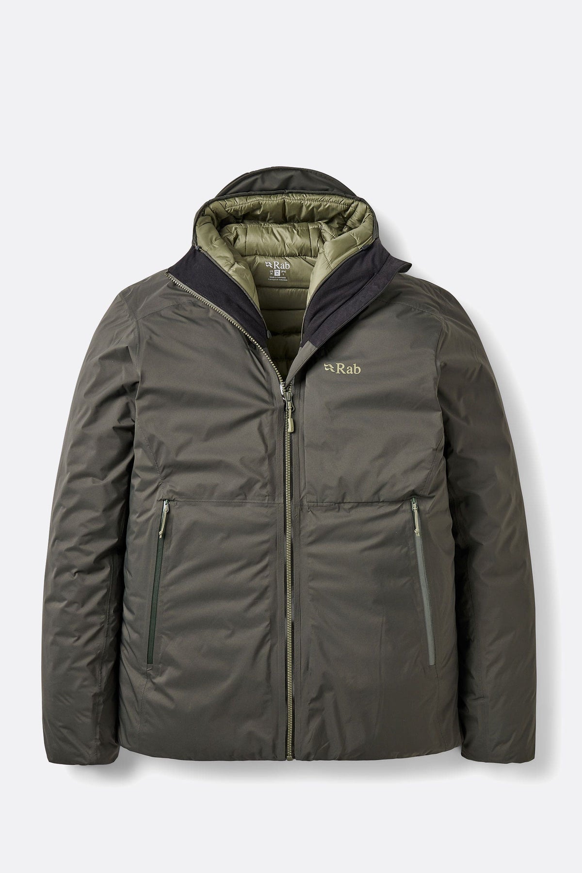 Rab Mens Microlight Shield Jacket Dark army