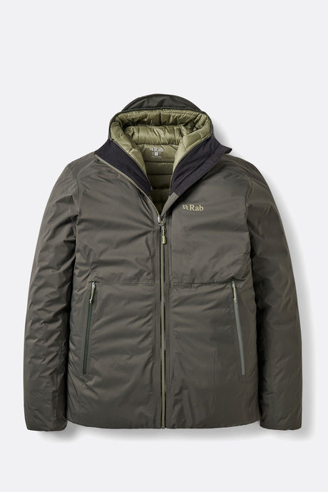 Rab Mens Microlight Shield Jacket Dark army