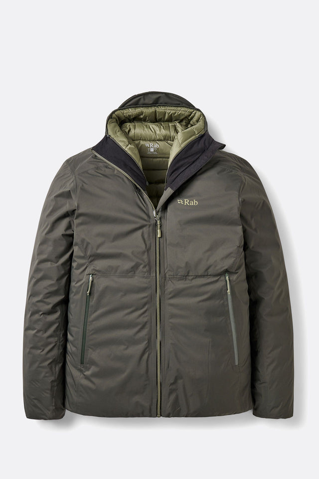 Rab Mens Microlight Shield Jacket Dark army