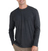 Men's Bamboo Shade Long-Sleeve - Heather Black