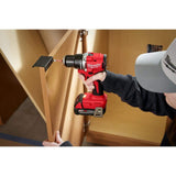 Milwaukee M18 18V Lithium-Ion Brushless Cordless 1/2 in. Compact Drill/Driver Kit - Battery, Charger & Tool Bag