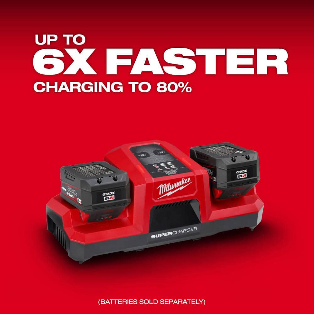 Milwaukee M18 Dual Bay Simultaneous Super Charger