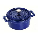 Staub Mini Round Cocotte Dark Blue