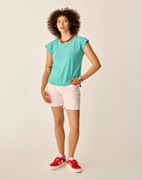 Carve Designs Astrid Hemp Tee - Light Jade Light Jade