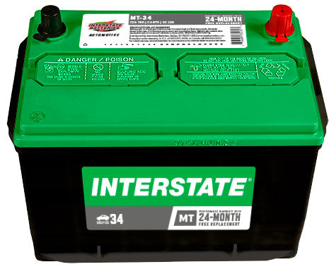 Interstate Batteries 12v Mega-tron Automotive Battery Mt-34