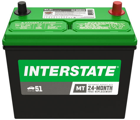 Interstate Batteries 12v Mega-tron Automotive Battery Mt-51