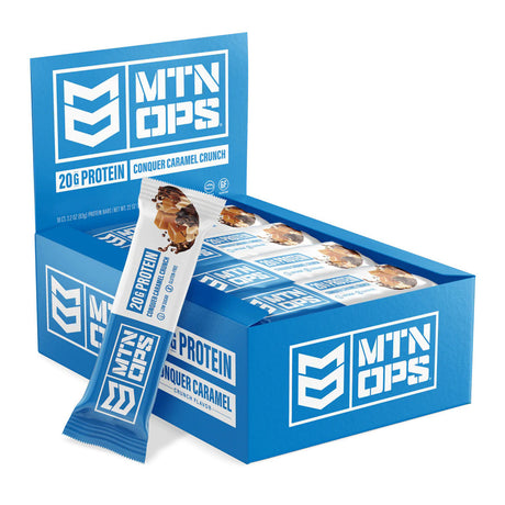 Mtn Ops Protein Bar Conquer crmel crnch