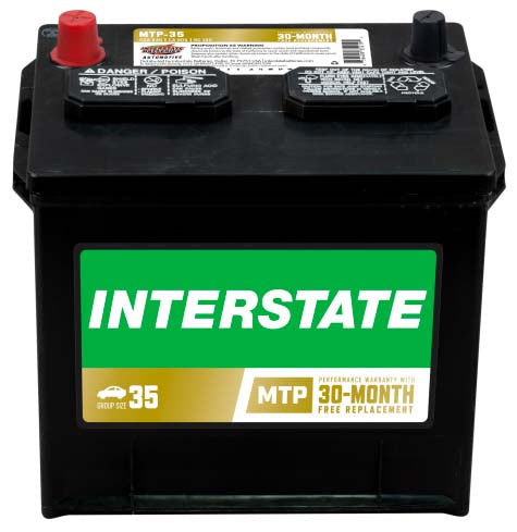Interstate Batteries 12v Mega-tron Plus Automotive Battery Mtp-35