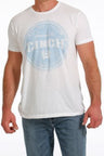 Cinch Men's Lead Don't Follow Short Sleeve Tee White