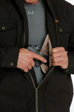 Cinch Men's Concealed Carry Bonded Jacket - Brown Brown