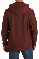 Cinch Men's Hooded Softshell Jacket - Red - (MWJ1593003)