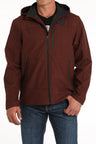 Cinch Men's Hooded Softshell Jacket - Red - (MWJ1593003) Red