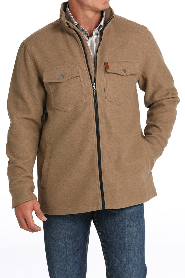 Cinch Men's Shirt Jacket - Khaki - (MWJ1907002) Khaki