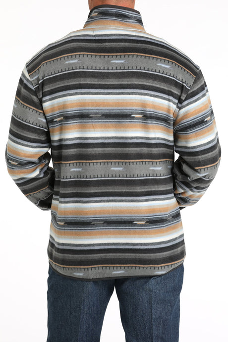 Cinch Men's Fleece Pullover (Match Boys) - Black/Gray/Tan - (MWK1514024)