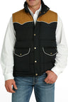 Cinch Men's Quilted Vest - Black Black