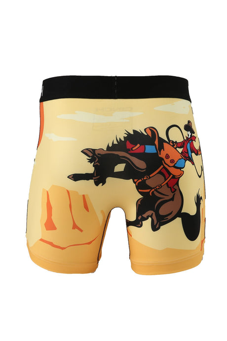 Cinch Men's Bucking Bronc Print 6-inch Boxer Brief