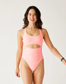 Carve Designs Women's Sonny Compression One Piece - Electric Coral Electric Coral