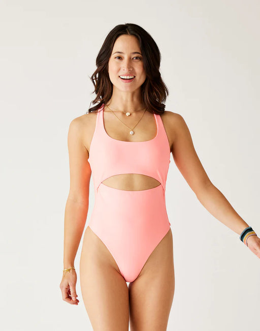 Carve Designs Women's Sonny Compression One Piece - Electric Coral Electric Coral