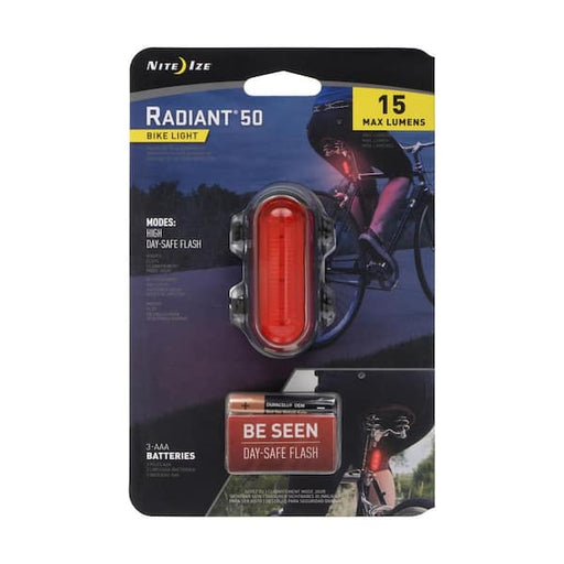 Nite Ize Radiant 50 Bike Light, Red Red