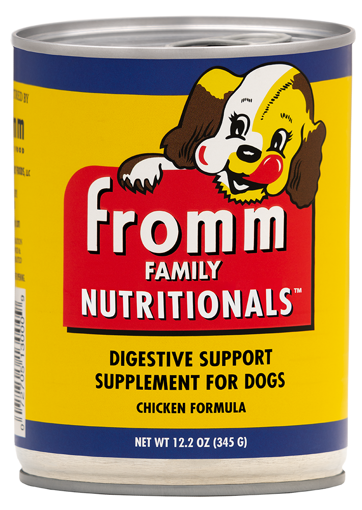 Fromm Family Pet Food Family Nutritionals Chicken Formula Digestive Support Supplement Wet Dog Food - 12.2 oz. Can Chicken