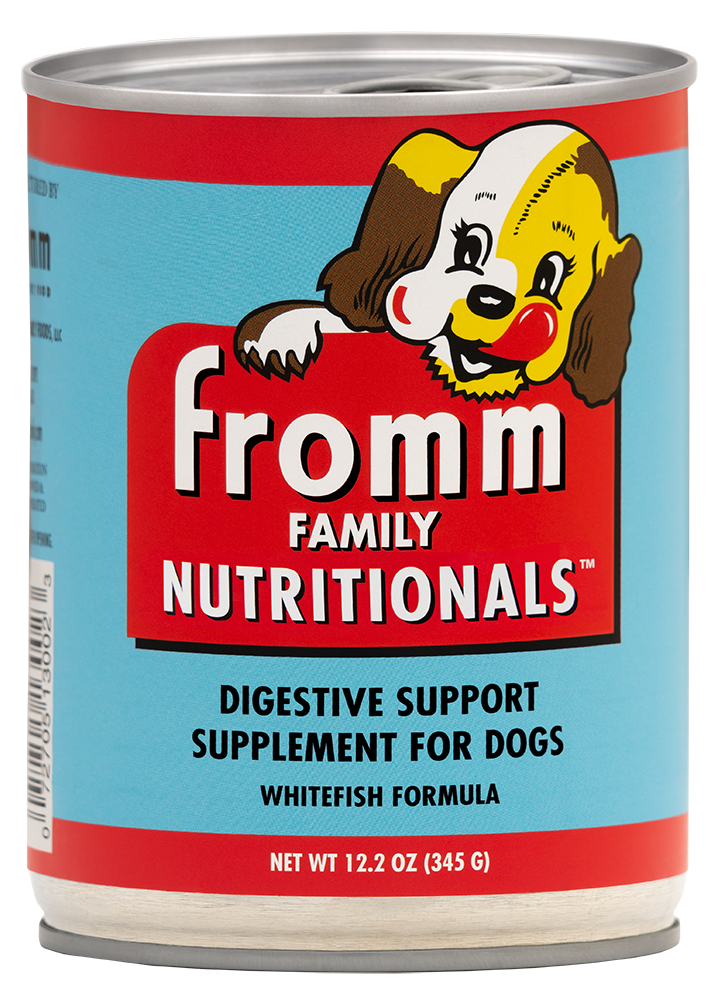 Fromm Family Pet Food Family Nutritionals Whitefish Formula Digestive Support Supplement Wet Dog Food - 12.2 oz. Can Whitefish