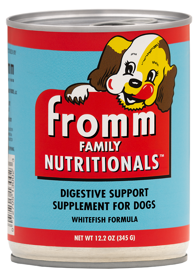 Fromm Family Pet Food Family Nutritionals Whitefish Formula Digestive Support Supplement Wet Dog Food - 12.2 oz. Can Whitefish