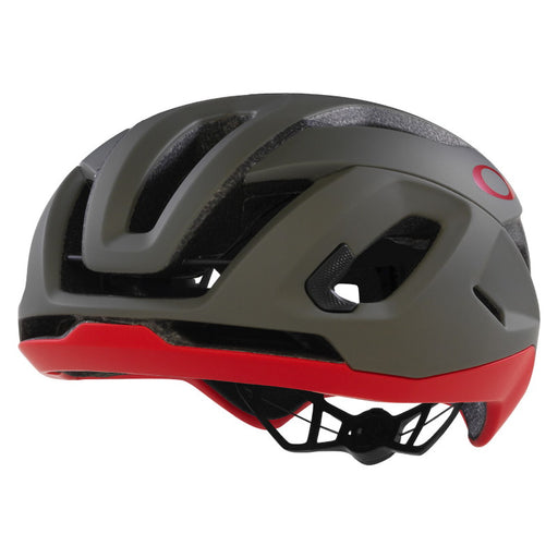 Oakley Aro5 Race Mips Bike Helmet, Matte Dark Brush/redline Matte dkbrush red
