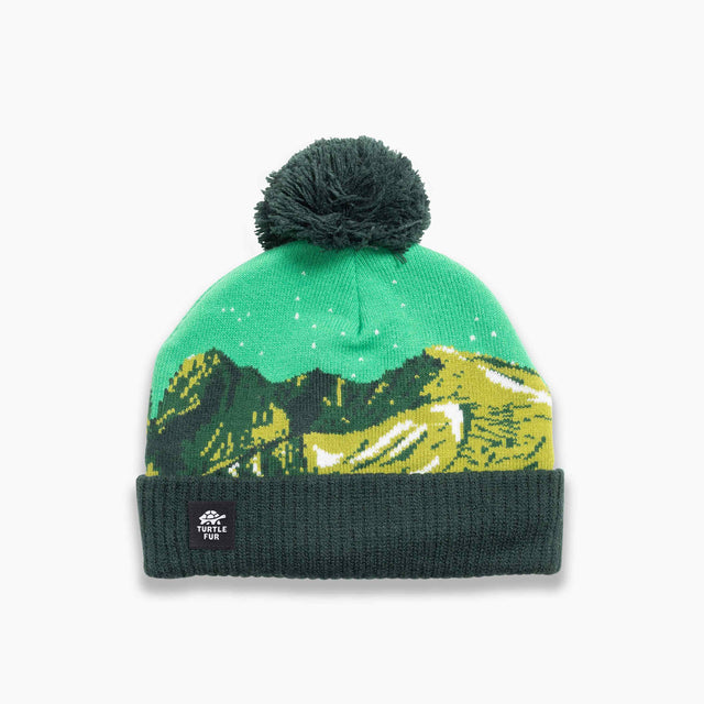 Turtle Fur Kids' Pano Beanie - Dark Green Dark Green