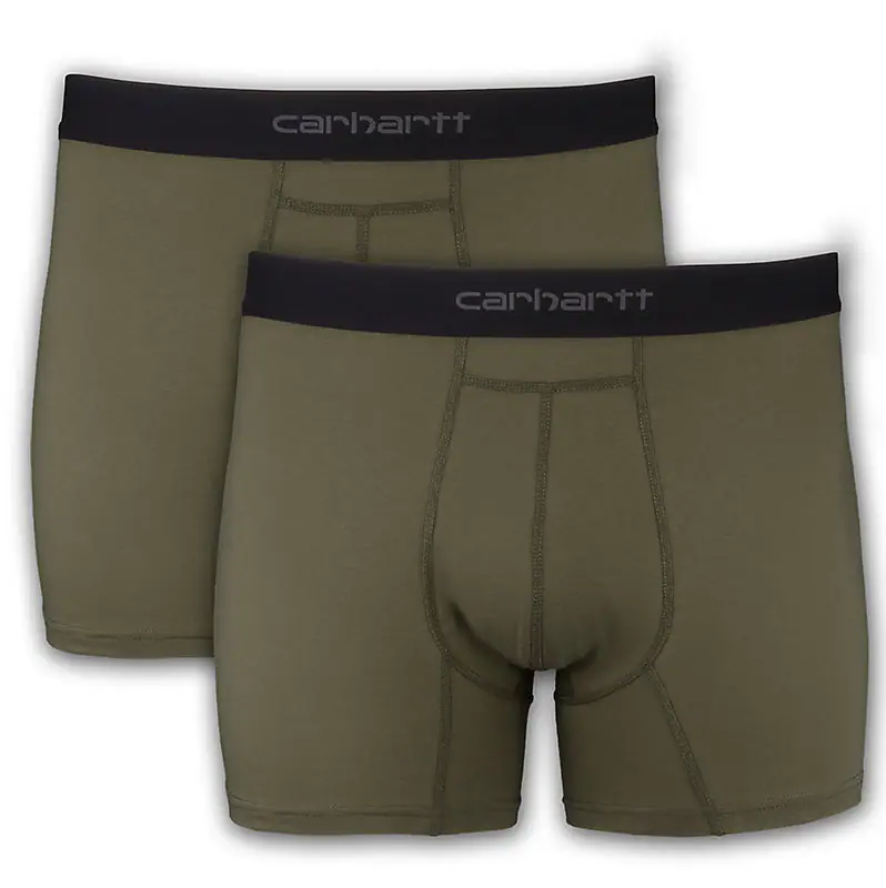 Carhartt 5-inch Basic Boxer Brief (2 Pack) Olive