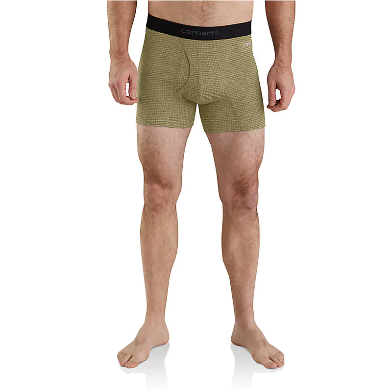 Carhartt Base Force 5in Tech Boxer Brief Burnt olive