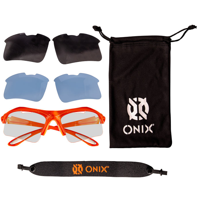 Onix Sports Eagle Pickleball Safety Glasses Orange