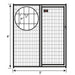 origin point Welded mesh kennel gate pannel 6x5