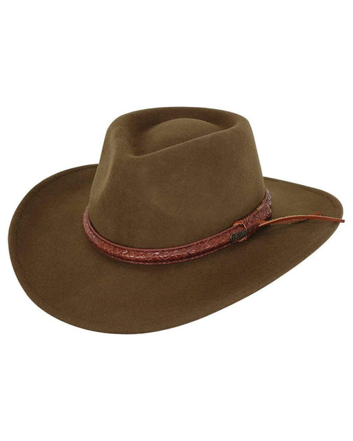 Outback Trading Co. Dusty Rider Wool Hat Brown