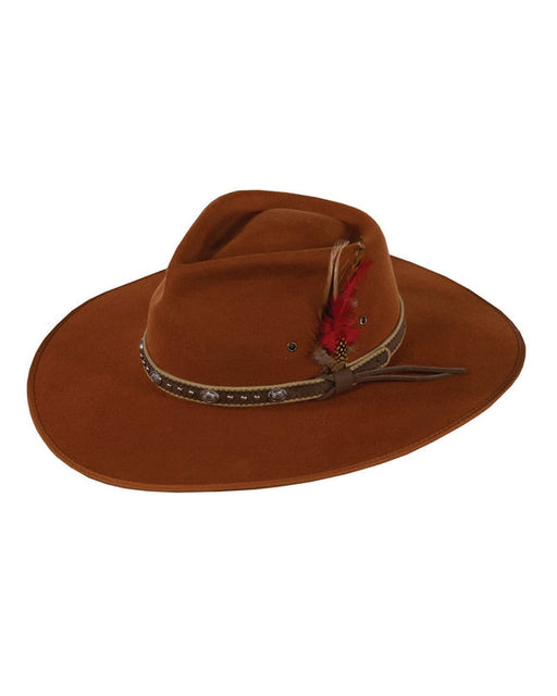 Outback Trading Co. Swan Wool Hat Burnt Orange