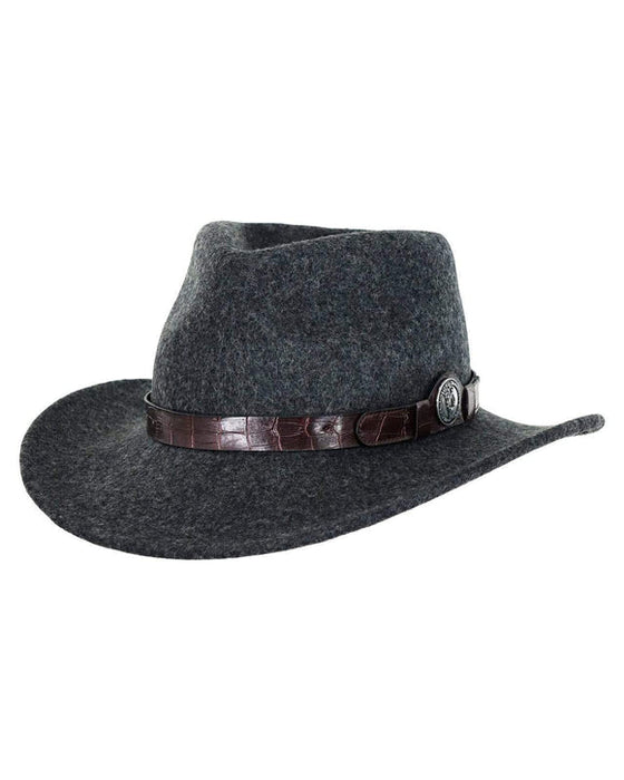 Outback Trading Co. Collingsworth Wool Hat (Unisex) Grey