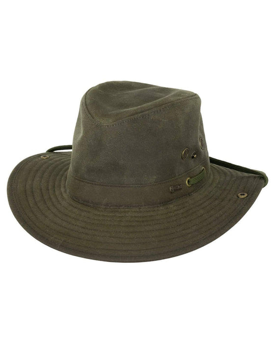 Outback Trading Co. River Guide Oilskin Hat Sage