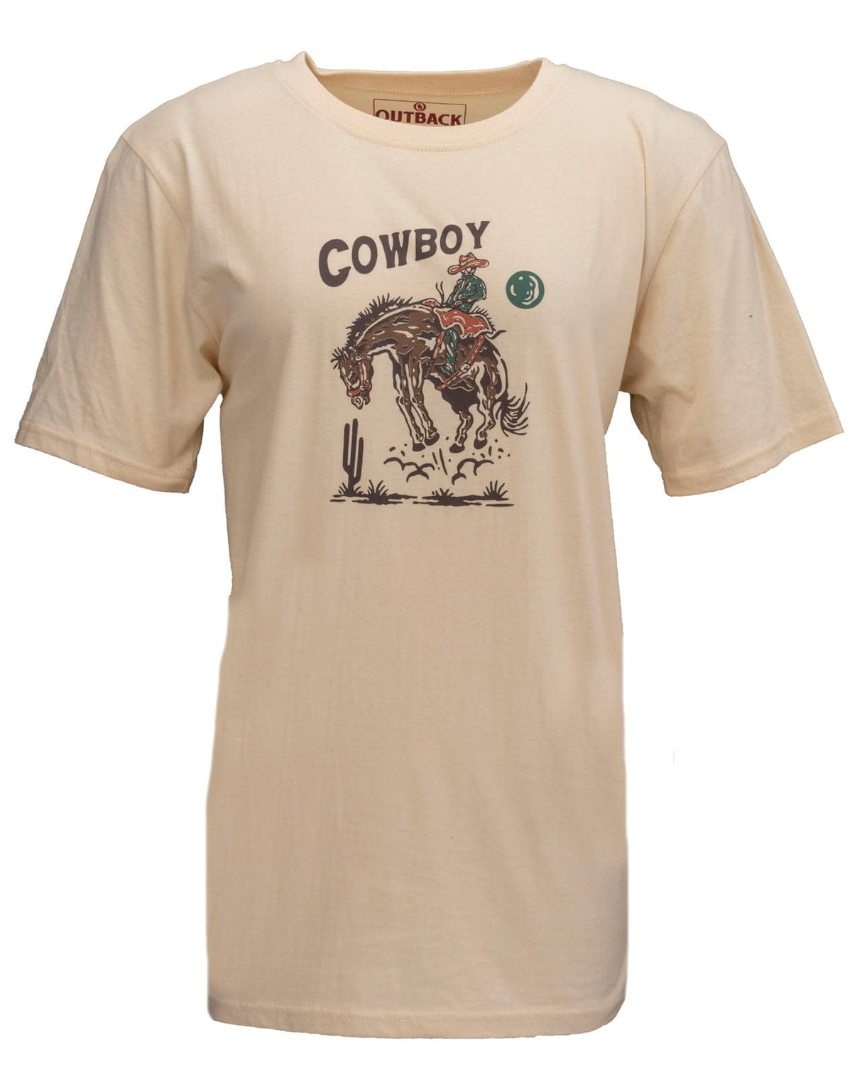 Outback Trading Co. Danielle Comfy Graphic Tee - Tan Tan